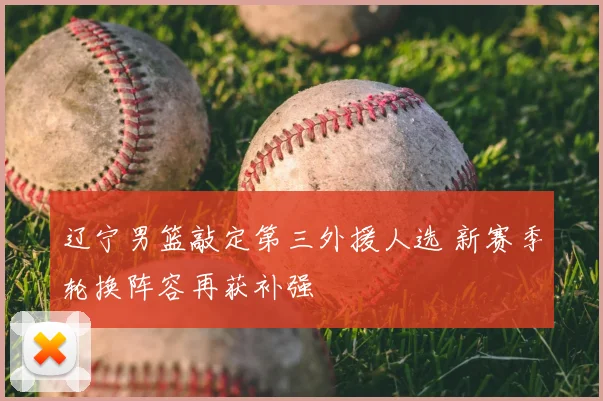 辽宁男篮敲定第三外援人选 新赛季轮换阵容再获补强